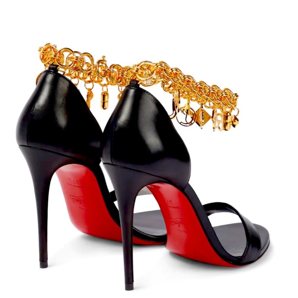 Christian Louboutin black heels size 39 1/2